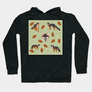 Grey Foxes Creme Hoodie